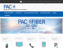 Tablet Screenshot of pemtelco.com
